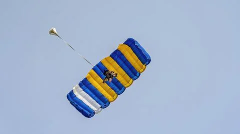 The Thrill Of Tandem Skydiving Stock Photos