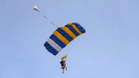 The Thrill Of Tandem Skydiving Stock Photos