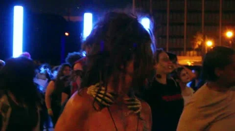 Thriller Dance Practice 1 Stock Footage 8995477