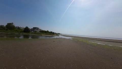 Thrilling FPV Drone Flight: Warwick, Rhode Island's Coastal Wonders Stock-Footage 243581113