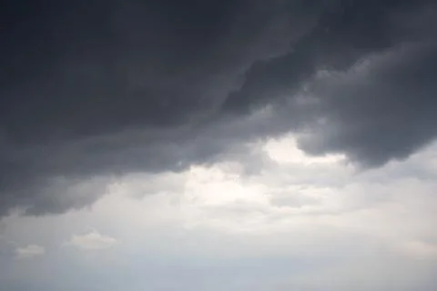 Thrilling summer storm cloudscape Stock Photos