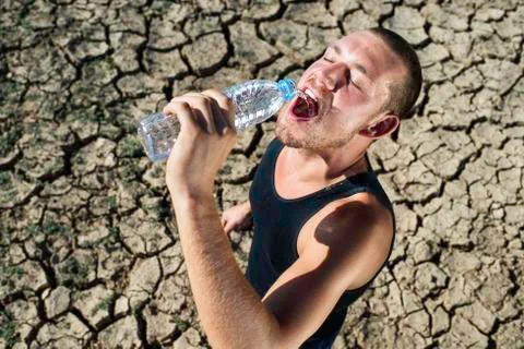 Thristy Man Stock Photos