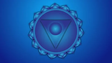 Throat Chakra Symbol Animated Vidéo 140634631