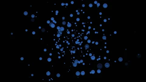 Throat chakra symbol explosion Stock-Footage 142417375