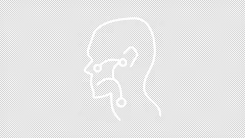 Throat disease types animation set Stock Footage 320223728