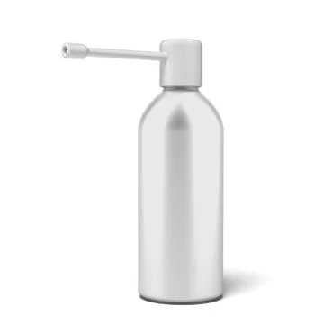 Throat spray medication Illustrazione stock
