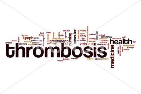 Thrombosis Word Cloud Concept