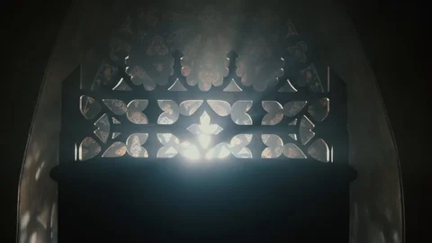 The throne illuminates the setting sun Stock Footage 110706053