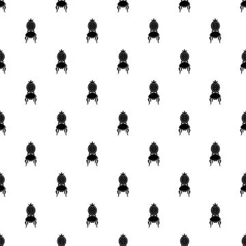 Throne pattern vector seamless Stock Illustration