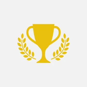 Throphy icon vector Stock Illustration