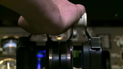 Throttle Up and Down Stock Footage 22795790