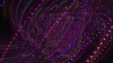 Through an abstract tangle of colorful threads Stock Footage 231348038