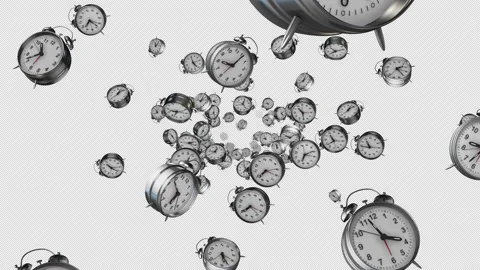 Through Alarm Clock Video stock 148841655