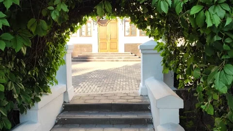 Through the arch Stock Footage 201154313