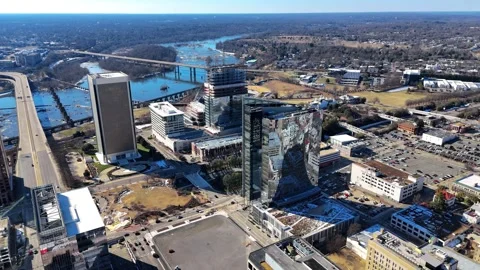 Through Architecture - Richmond, VA Video stock 336425627