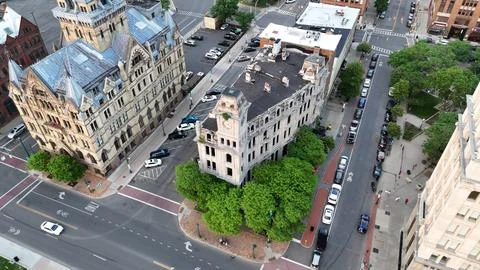 Through Architecture - Syracuse, NY 库存照片