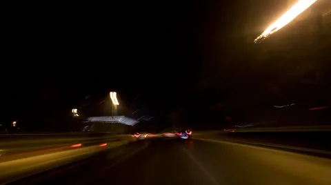 Through Beijing，night Video stock 53835285