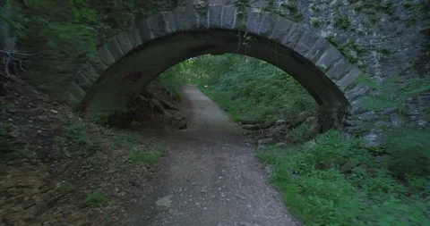 Through the bridge Stock Footage 90738732