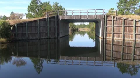 Through a canal Stock Footage 12732750