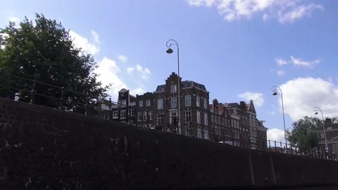 Through the canals of Amsterdam Stock Footage 103417823