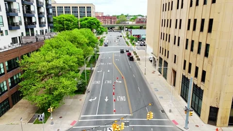 Through City Streets - Syracuse, NY Stock Footage 336439079
