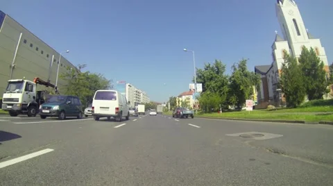 Through Cityscape Stock Footage 50816226