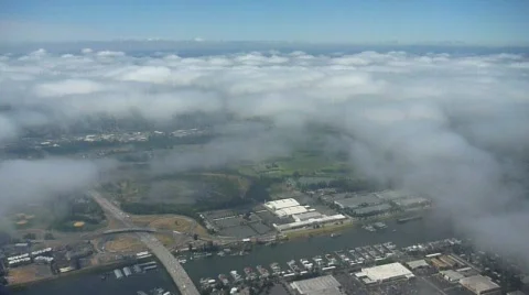 Through The Clouds Stock Footage 805151