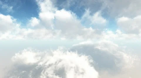 Through the Clouds Stock Footage