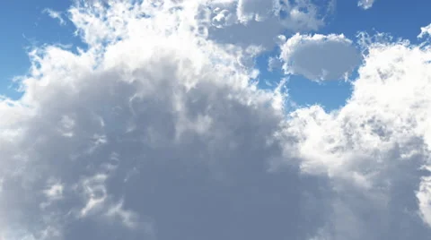 Through the clouds Stock Footage 40732259
