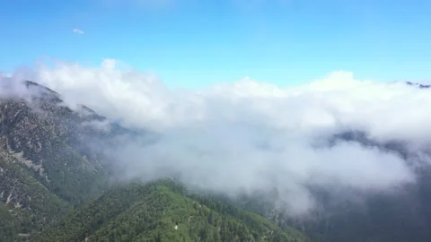 Through the clouds Stock Footage 132912709