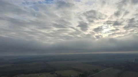 Up Through the Clouds Stock Footage 166803495