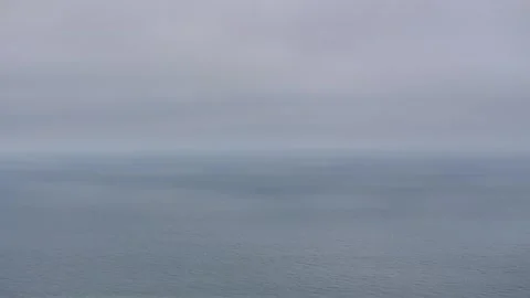 Through the clouds on a hazy day revealing clear skies Stock Footage 337144025