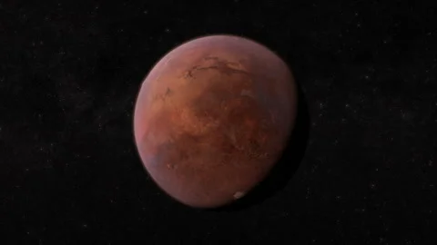 Through the Cosmos - Mars' Breathtaking Flybys Vídeos de archivo 242355262