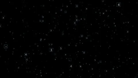 Through Digital Background Vídeo Stock 109407593