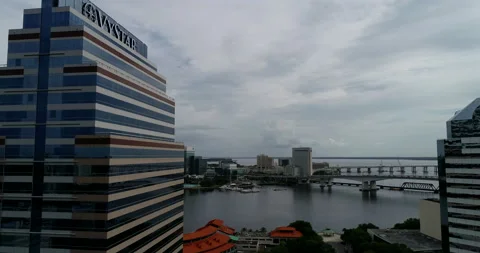 Through downtown Jacksonville Stock Footage 149268778