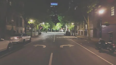 Through Downtown - Syracuse, NY Stock Footage 336467593