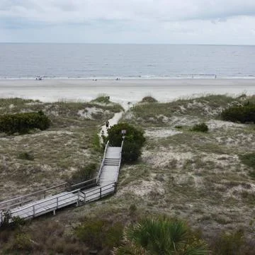 Through the dunes Stock Photos