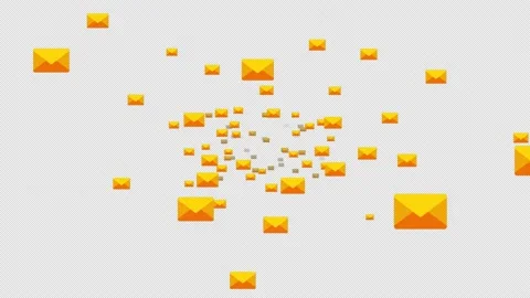 Through Email Stock Footage 172064189