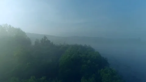 Through the fog Stock Footage 90967736