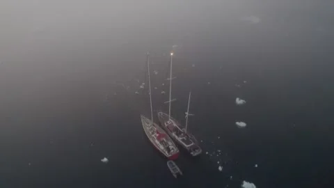 Through the fog Stock Footage 293344795