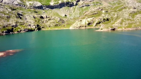 Through The Green Lake Stock Footage 137959383