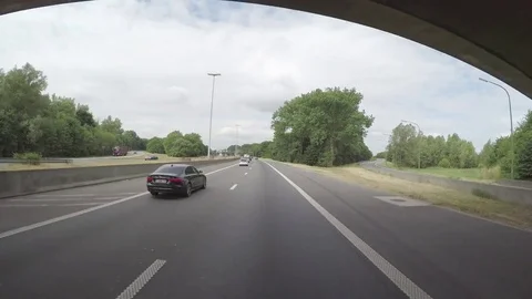 Through the highway Video stock 83499536