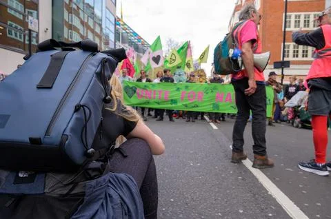 Through the Lens: Documenting Climate Activism Stock Photos