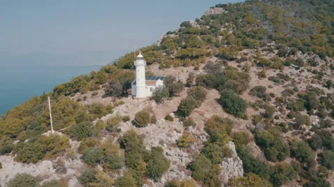 Through to the lighthouse Stock Footage 138792424