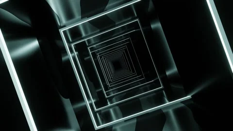 Through the Looking Glass in the Endless Corridor, VJ DJ Loops Stock Footage 273137632