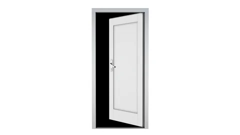 Through Open Door Stock Footage 122798034