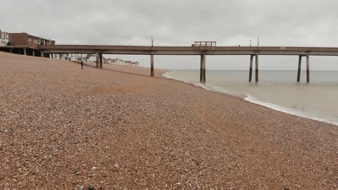 Through pier legs Video stock 88660834