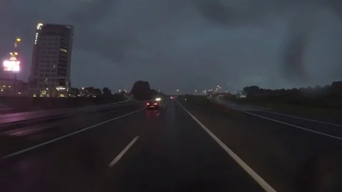 Through the rain Stock Footage 80278074