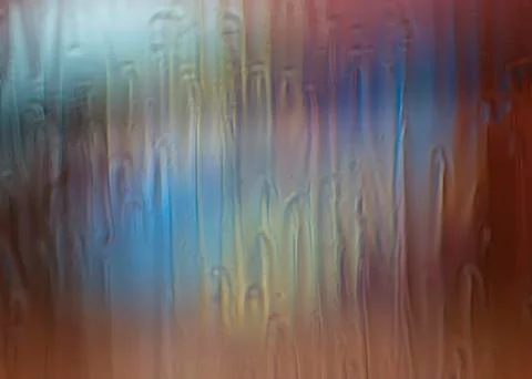 Through a Rain Streaked Window Stock Photos