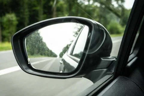 Through the Rearview Stock Photos